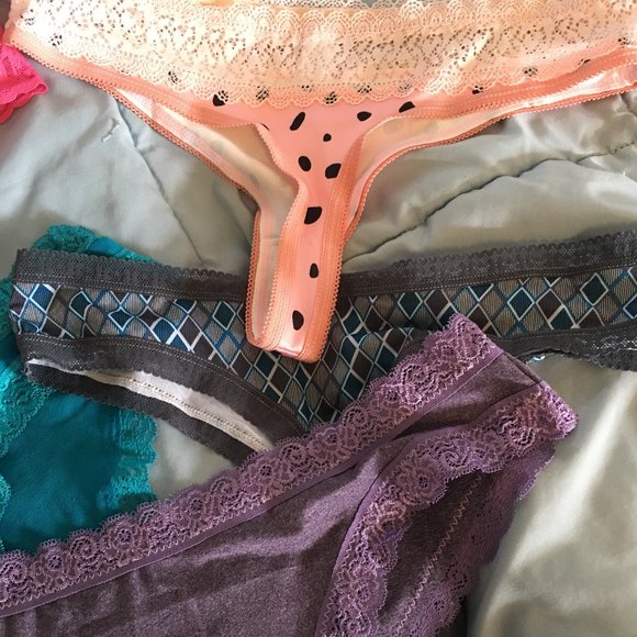 Morvia Thong Panties 5 pair NEW Small - Picture 5 of 7